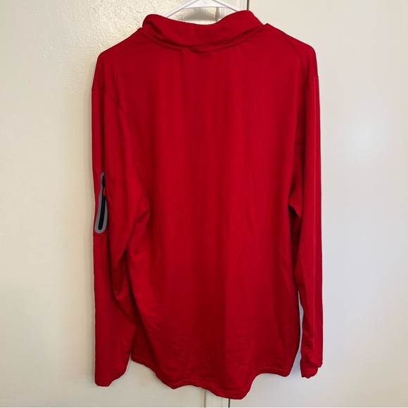 Spyder Women’s XXL Quarter Zip Active Red Black Pullover Ski Snowboard - Picture 6 of 9